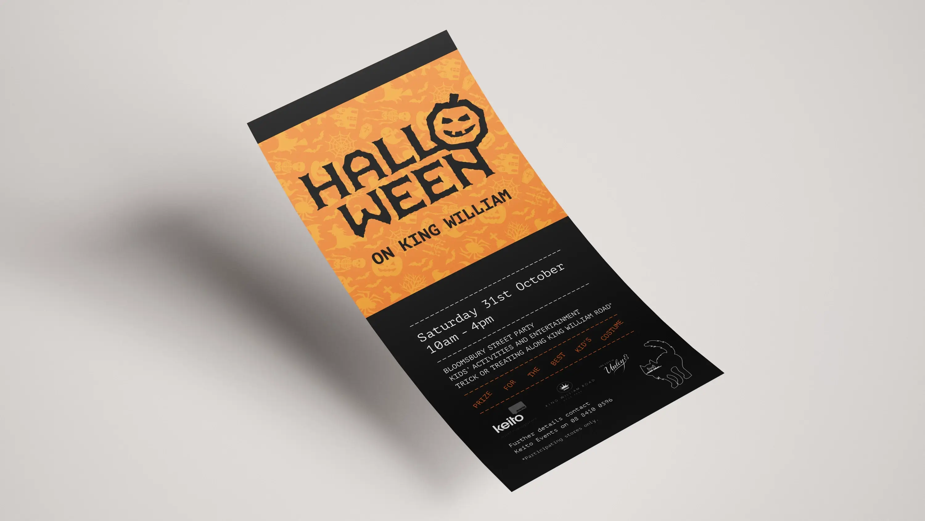 Halloween on King William DL portrait brochure.