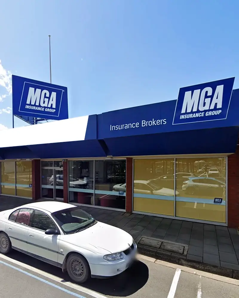 MGA Mount Gambier exterior signage.